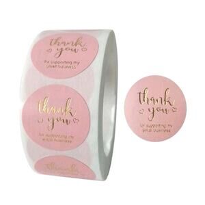 x500 "Thank you for supporting my small business" stickers Shipping Supplies
